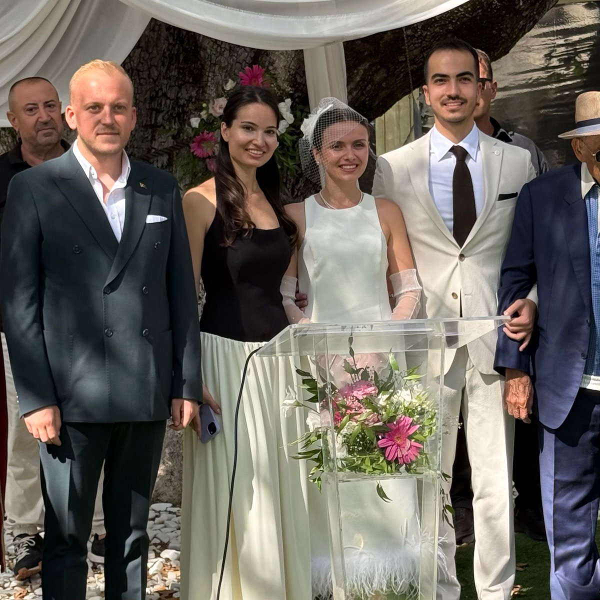 MHP'li Başkanlar, Saltuk ve Elif'in Düğün Merasimine Katıldı
