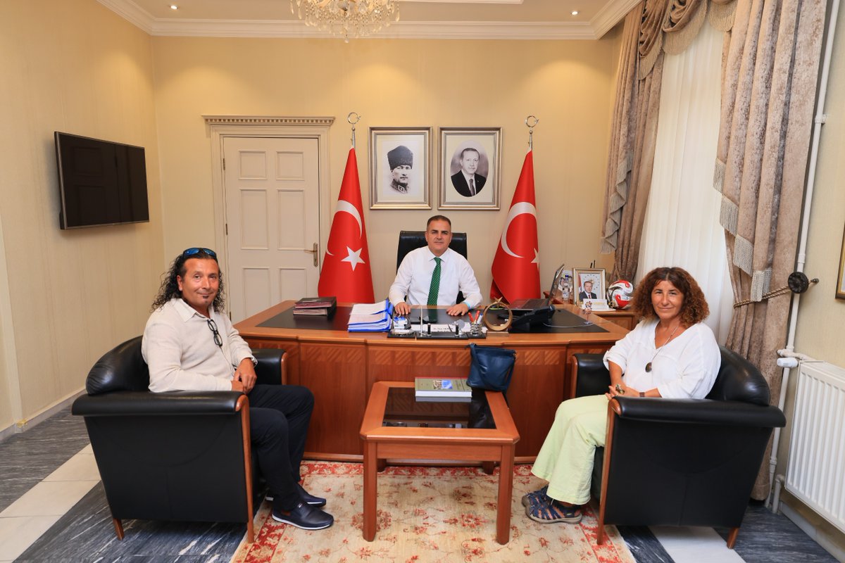 Muğla Valisi Akbıyık, TFF MHK Üyesi Ali Zağlı ve İş İnsanı Vahap Durmuş'u Ağırladı