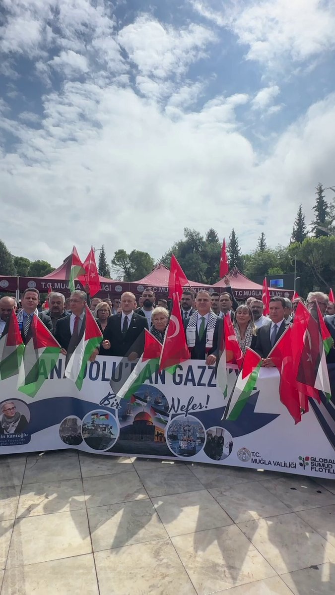 Muğla'dan Gazze'ye Destek: İnsani Yardım Filosu İçin Basın Açıklaması Yapıldı