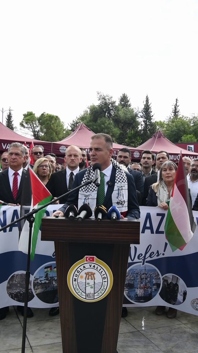 Muğla Valisi Akbıyık, Gazze'ye İnsani Yardım Filosunu Destekledi