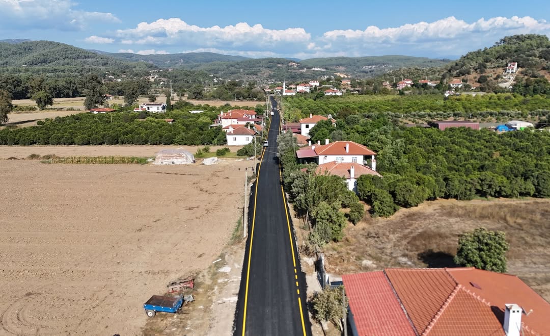 Muğla'da Şirinköy Çıtlık Güzergahı Sıcak Asfalt ile Yenilendi