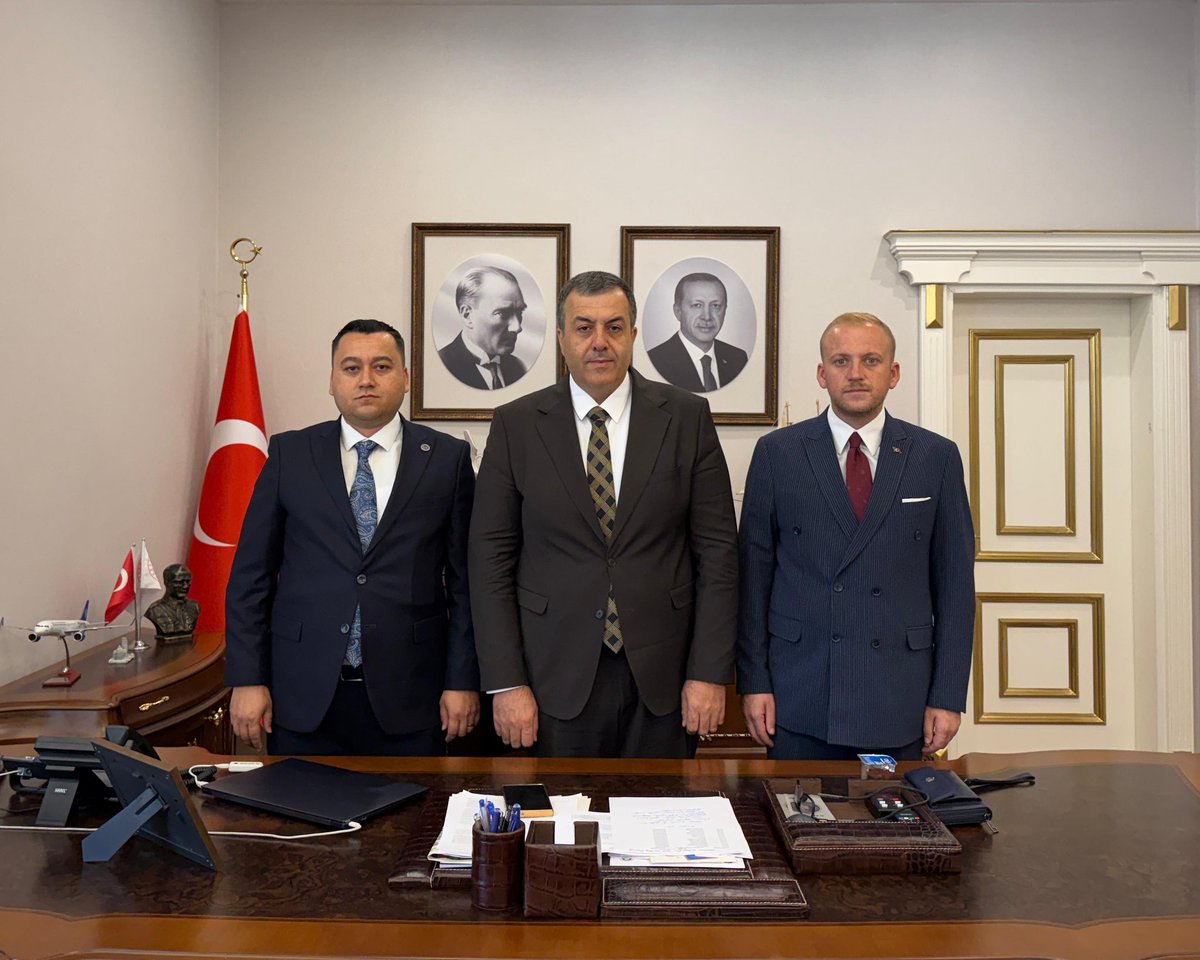 MHP Muğla İl Başkanı Burak Demirel, Dalaman'da Kaymakam Mesut Yakuta'yı Ziyaret Etti