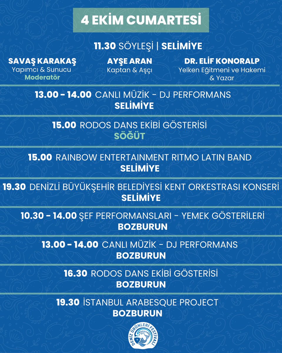 Marmaris Deniz Ürünleri Festivali'nde Lezzet ve Eğlence Dolu Bir Gün