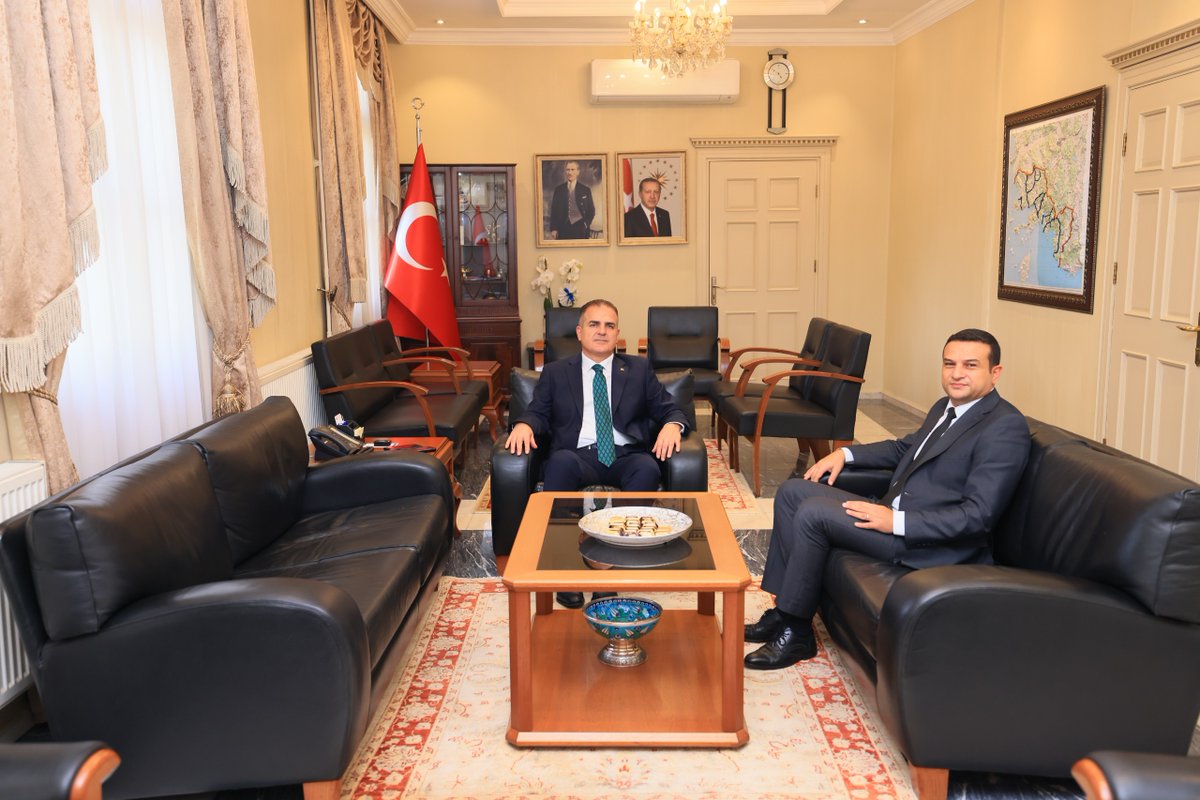 Muğla Valisi Dr. İdris Akbıyık, İdare Mahkemesi Başkanı'nı Kabul Etti