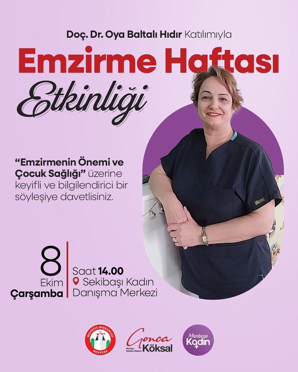 Menteşe'de Anne ve Bebek Sağlığı İçin Emzirme Semineri Düzenlenecek