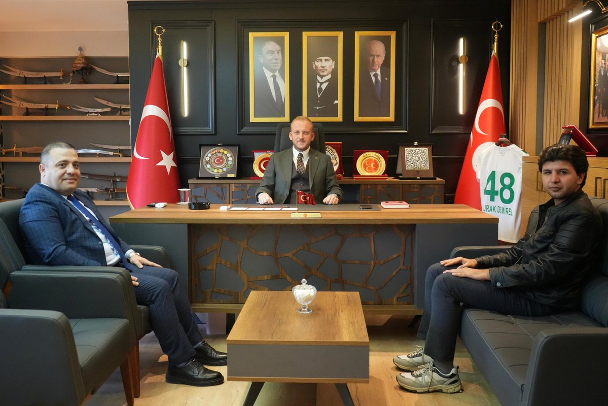 MHP Muğla İl Başkanı Burak Demirel'e Kurum Ziyareti