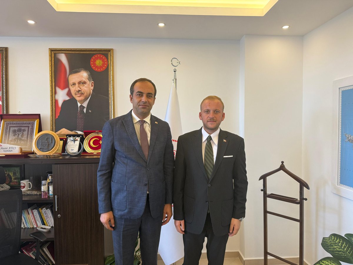 MHP Muğla İl Başkanı Burak Demirel, Datça'da Kaymakam Murat Atıcı'yı Ziyaret Etti
