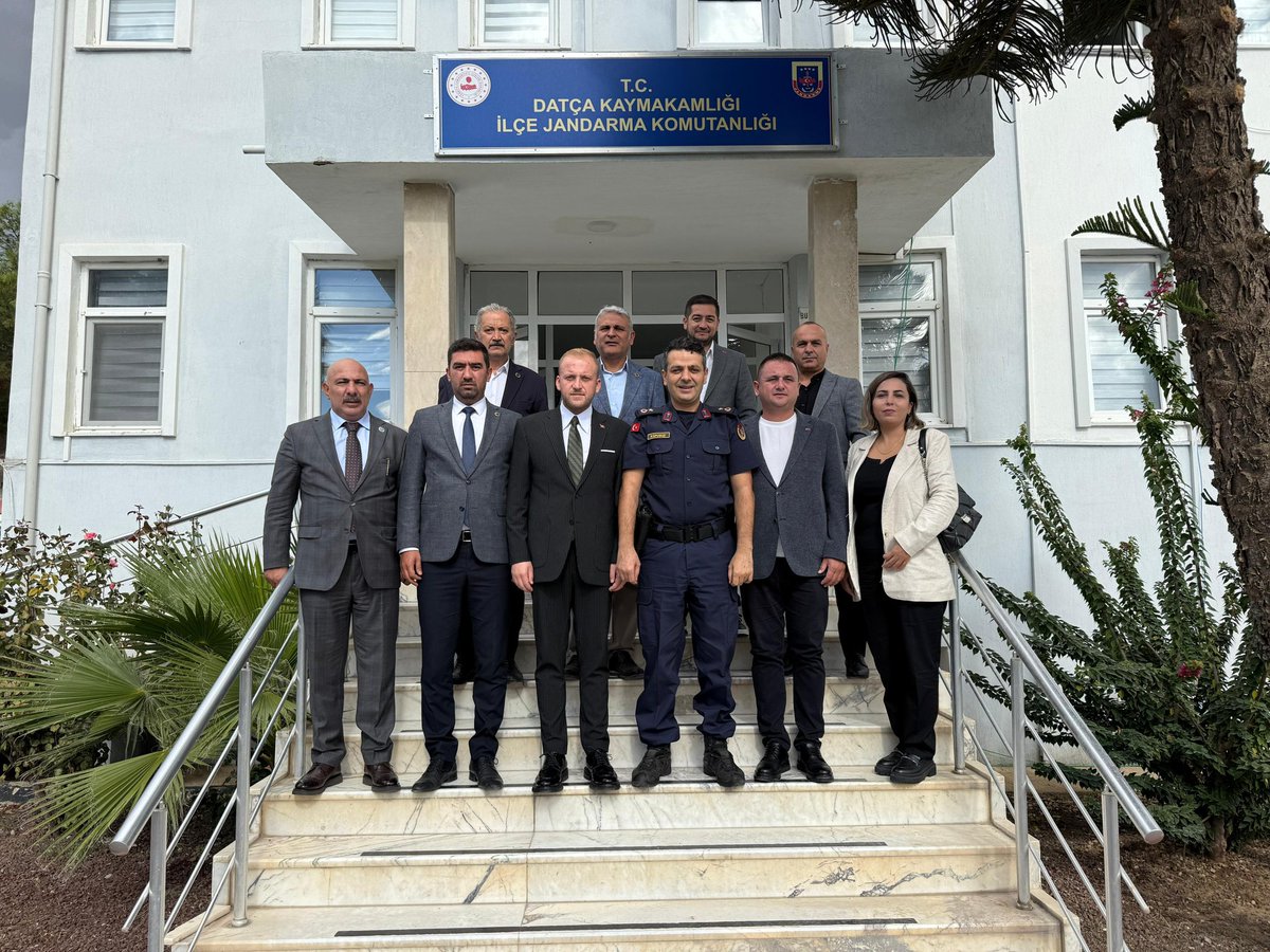 MHP Muğla İl Başkanı Burak Demirel, Datça'da Ziyaretlerde Bulundu