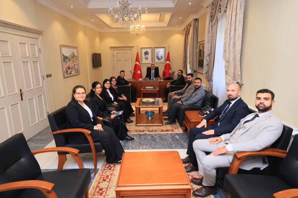 Muğla Valisi Akbıyık, Türk Hukuk Enstitüsü Temsilcilerini Kabul Etti