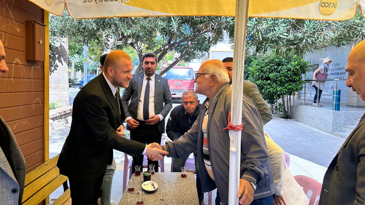 MHP Muğla İl Başkanı Burak Demirel, Datça'da Ziyaretlerde Bulundu