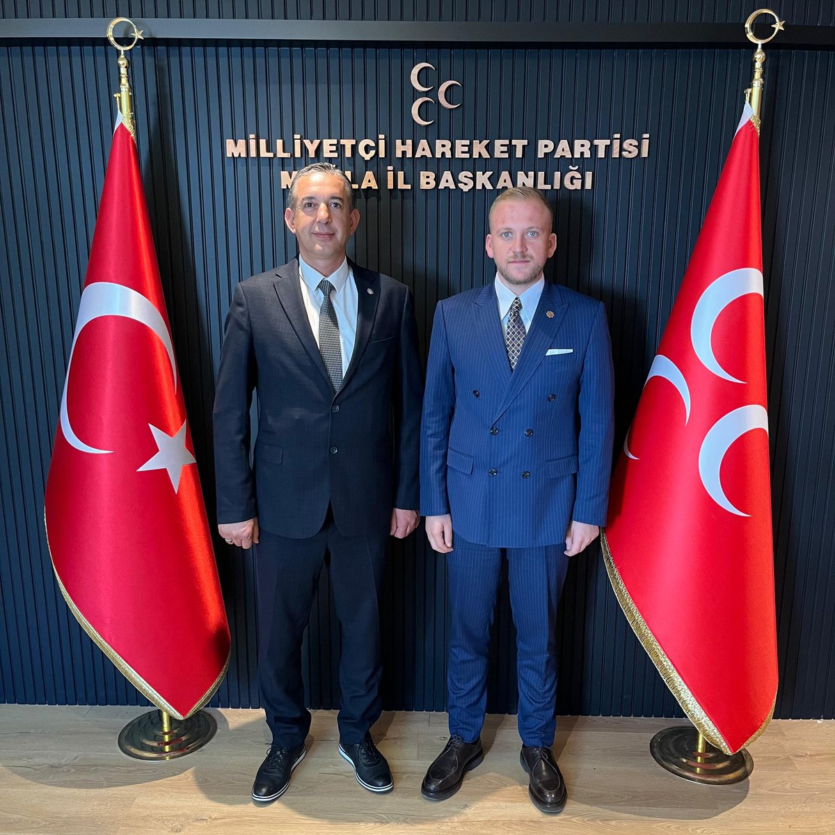 MHP Muğla İl Başkanı Burak Demirel, İlker Türk Tarafından Ziyaret Edildi