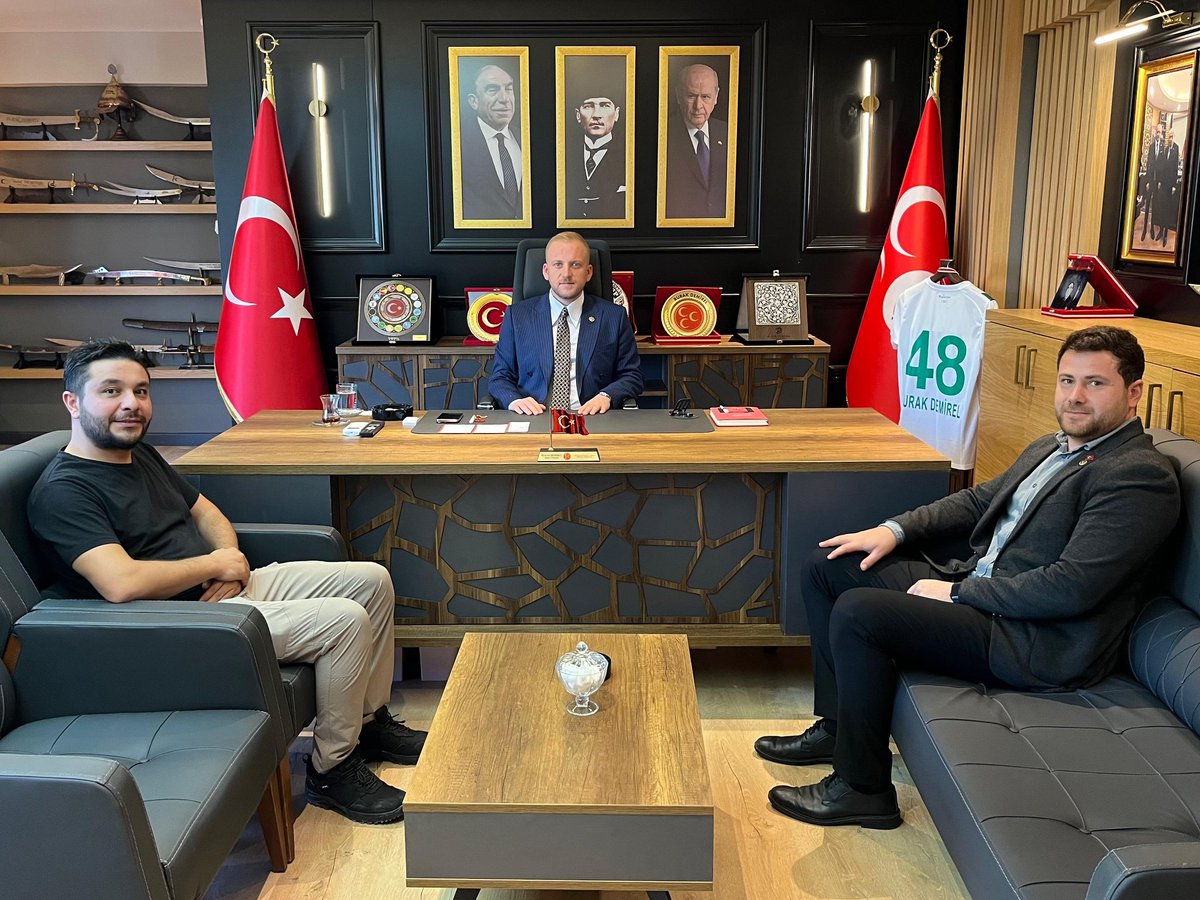 MHP Muğla İl Başkanı Burak Demirel, Türk Sağlık Sen Temsilcilerini Ağırladı