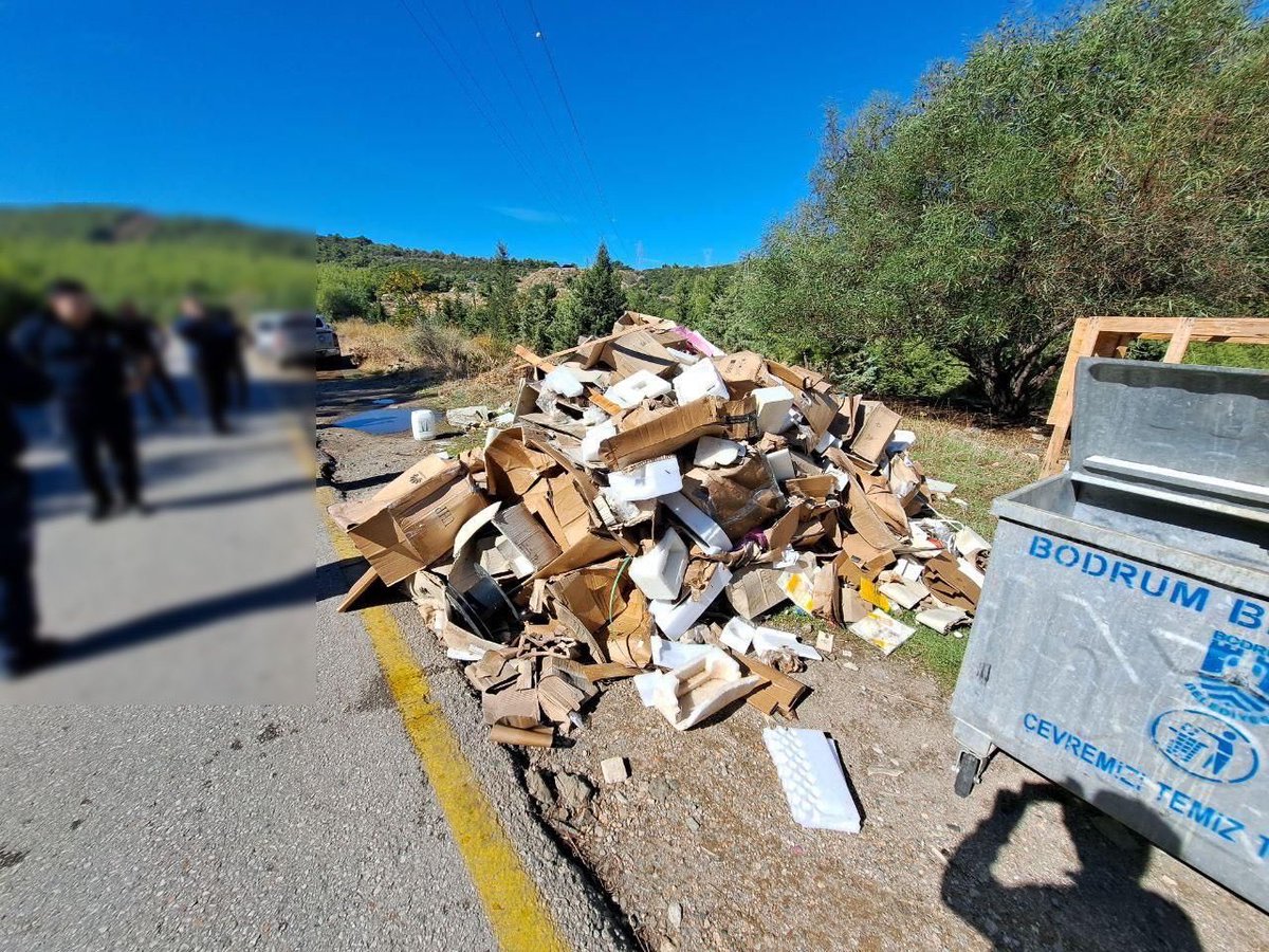 Bodrum'da İnşaat Atığı Bırakana 15 Bin Lira Ceza