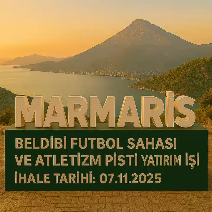 Marmaris Beldibi Futbol Sahası Modern Spor Kompleksi Oluyor