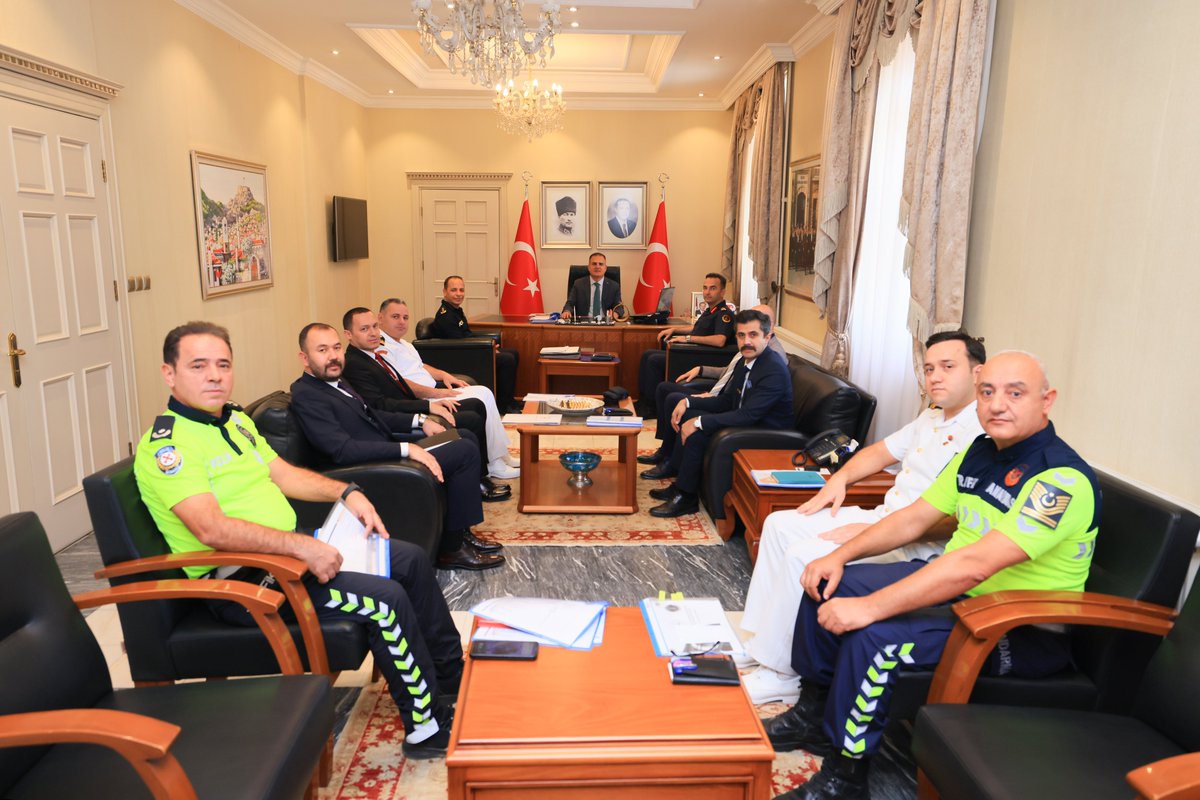 Muğla'da Asayiş ve Koordinasyon Toplantısı Gerçekleştirildi