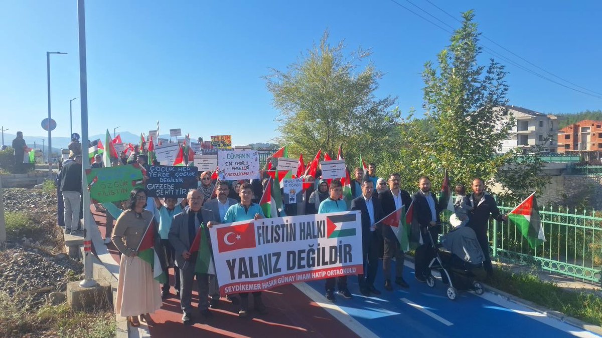 Seydikemer Belediyesi'nden Filistin'e Destek Mesajı: Barış ve Kardeşlik Diliyoruz