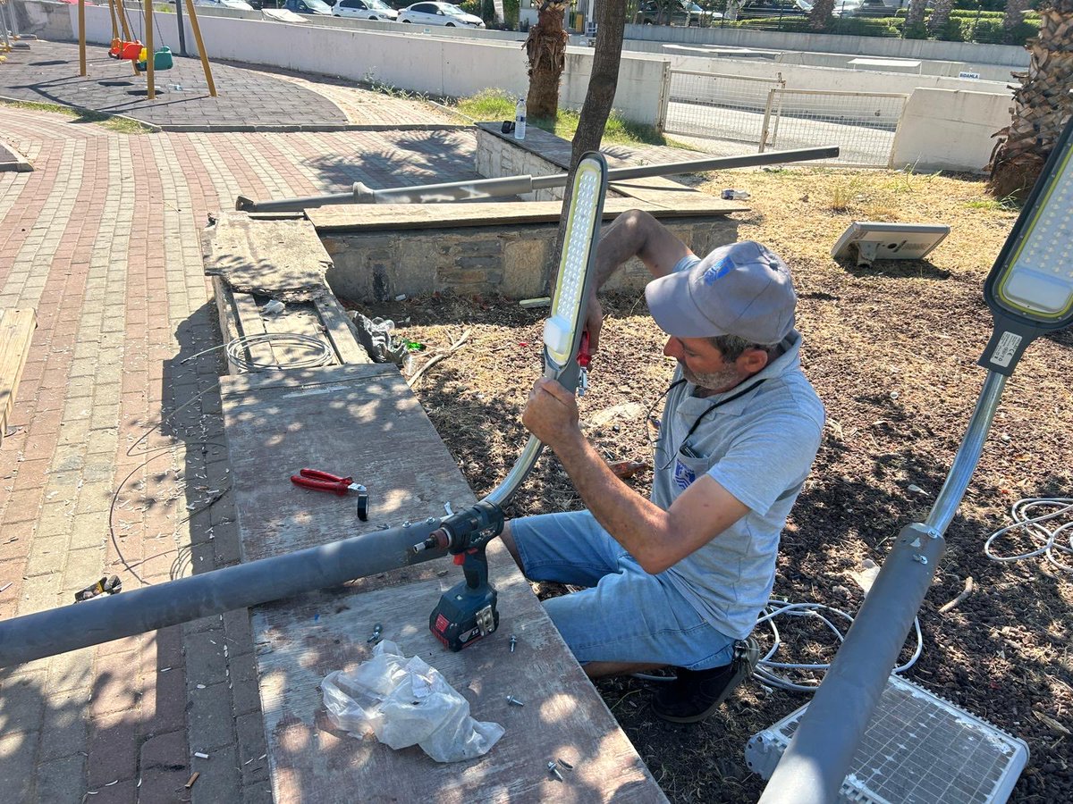 Bodrum'da Çocuk Parkları Enerji Verimli Aydınlatma Sistemlerine Kavuşuyor