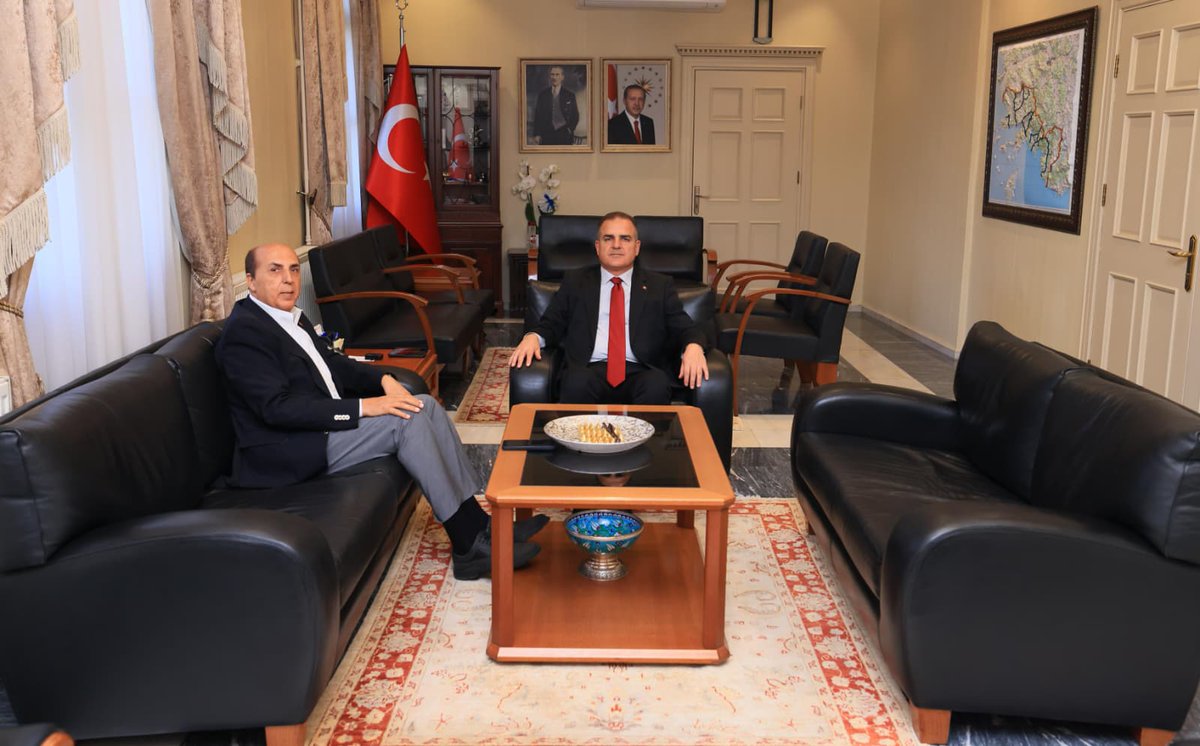 Aydın Ayaydın, Muğla Valisi İdris Akbıyık'ı Ziyaret Etti