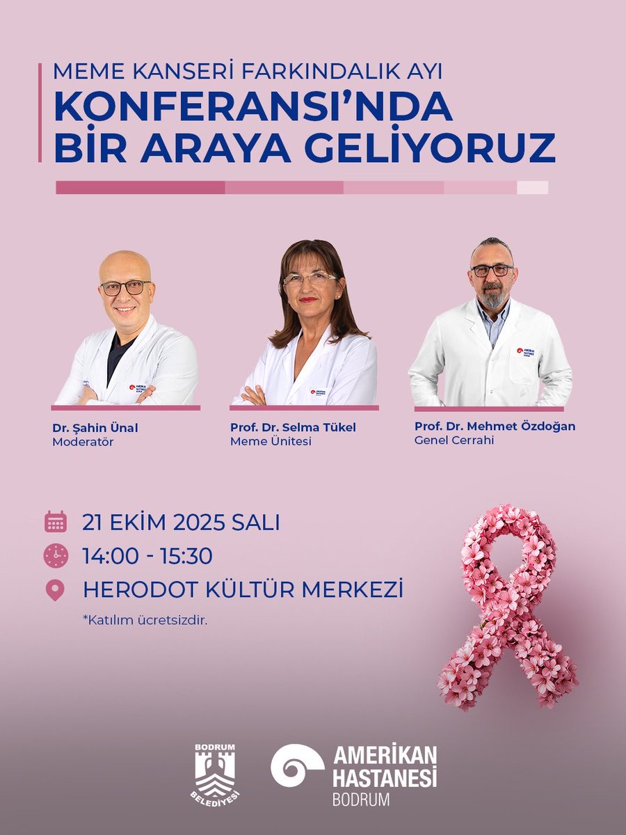 Bodrum'da Meme Kanseri Farkındalık Konferansı Düzenleniyor
