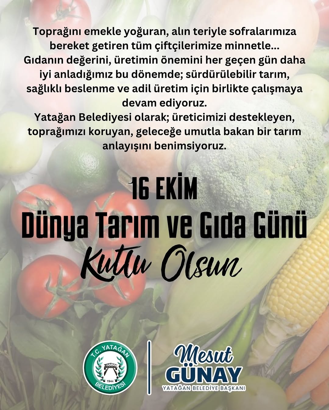 Yatağan Belediyesi'nden Sürdürülebilir Tarım ve Çiftçiye Destek Vurgusu