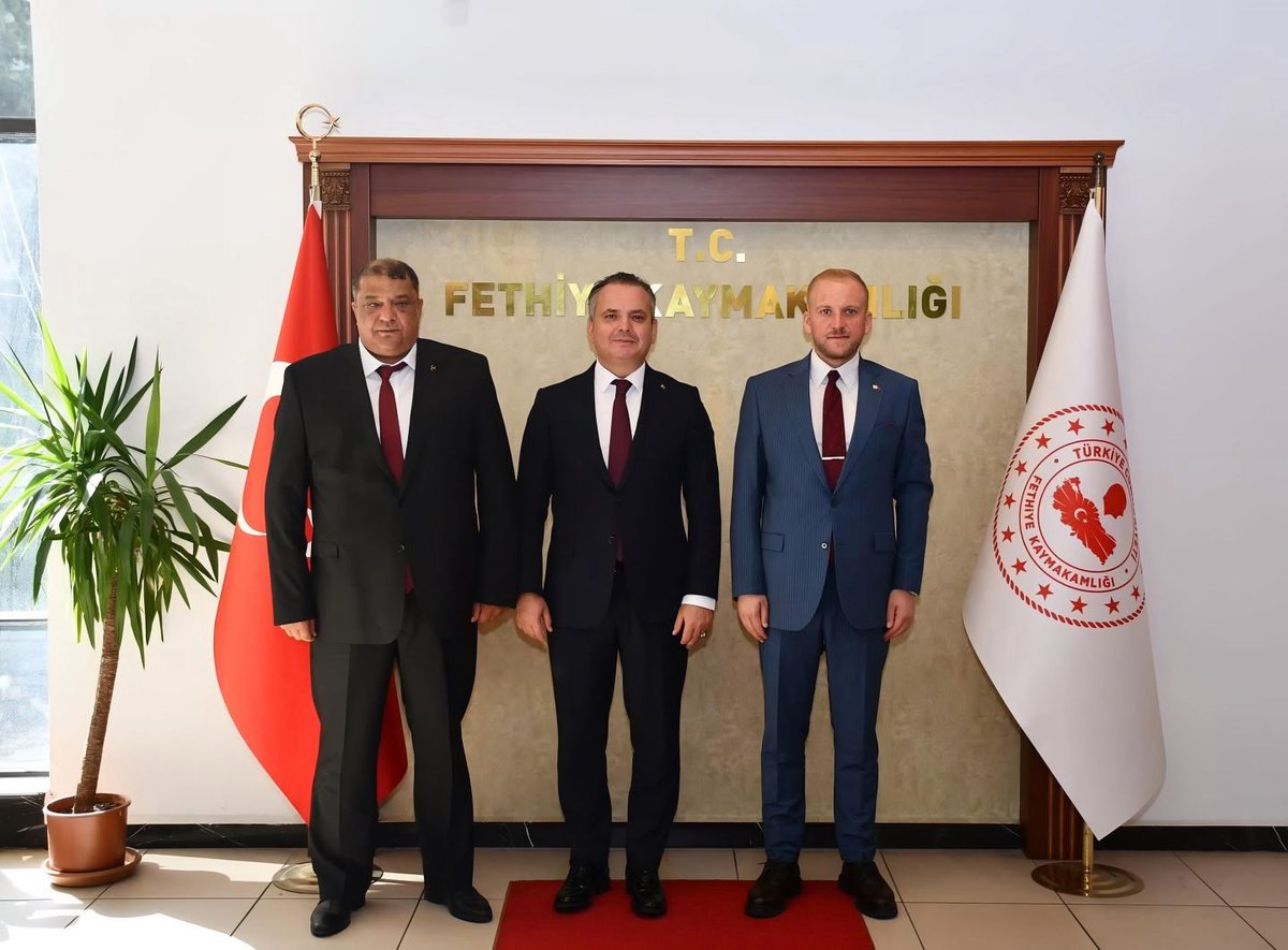 MHP Muğla İl Başkanı Burak Demirel Fethiye'de Kaymakam Ziyaretinde Bulundu