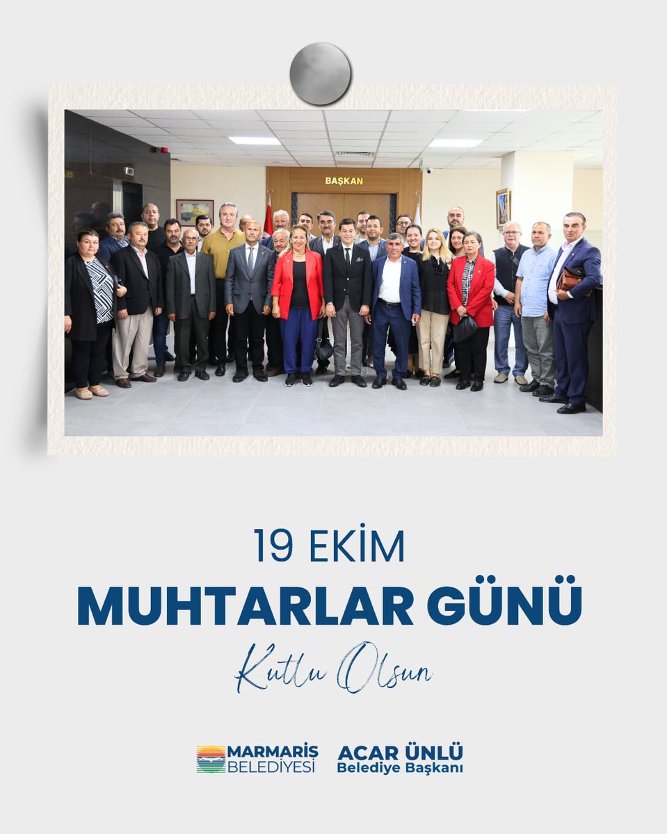 Marmaris'te Muhtarlar Günü Coşkuyla Kutlandı