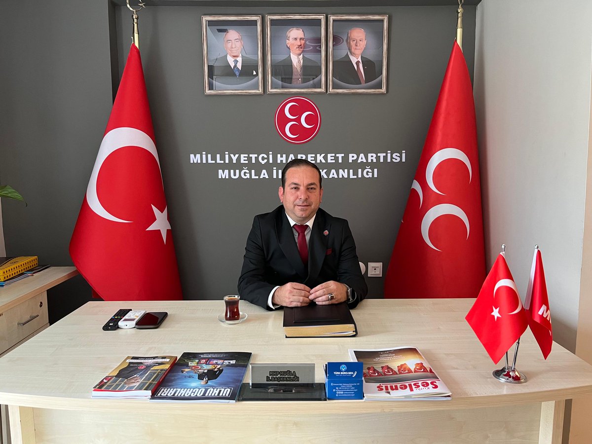 MHP Muğla İl Başkanlığı'nda Köy ve Mahallelerden Sorumlu Başkan Yardımcısı Mesut Kara Nöbette