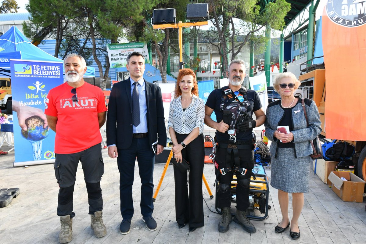 Fethiye'de Afet Bilinci Oluşturuldu: İklim Değişikliği ile Mücadele Günleri'nde Vatandaşlar Bilgilendirildi
