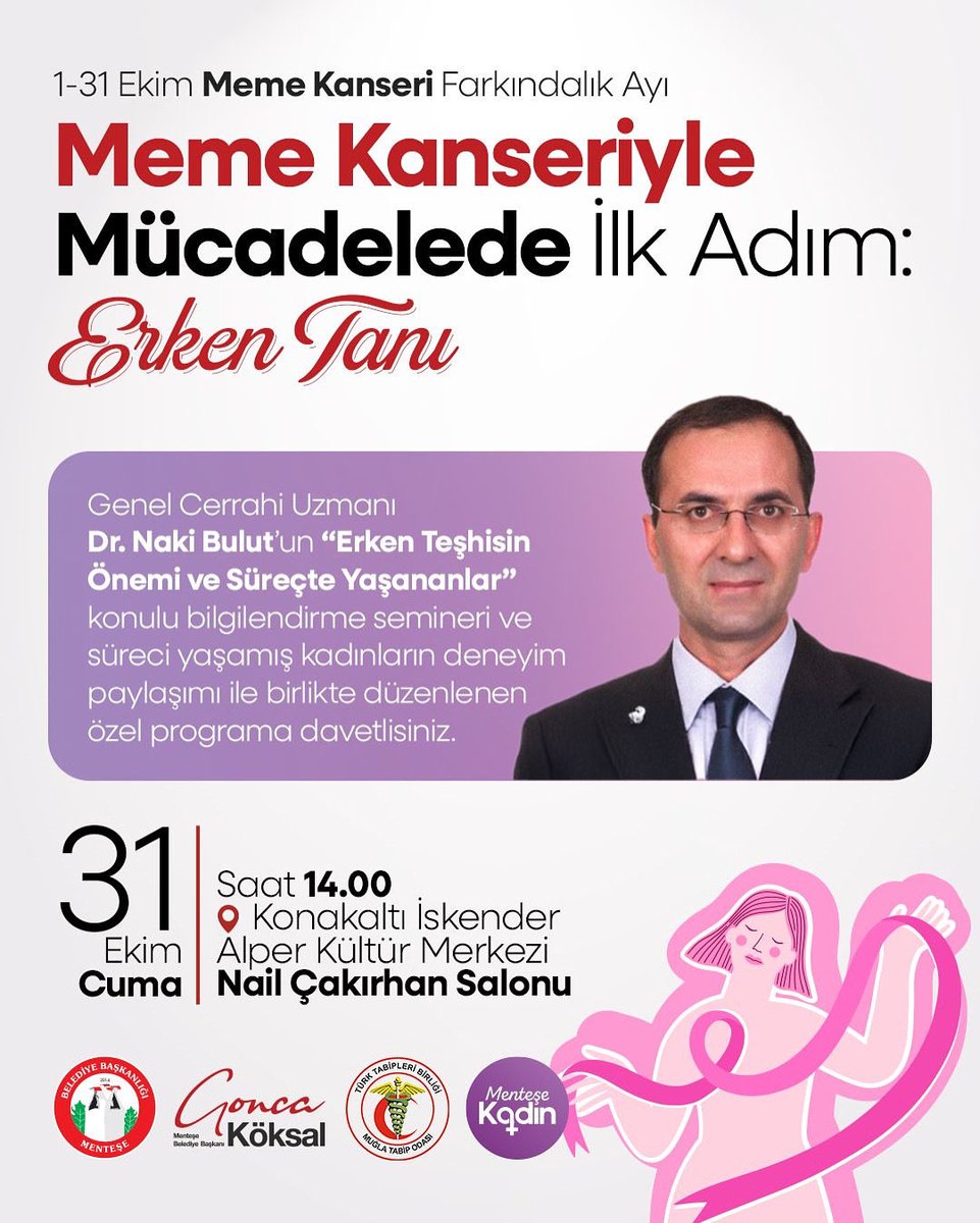 Menteşe'de Meme Kanseri Farkındalık Semineri: Erken Tanı Hayat Kurtarır