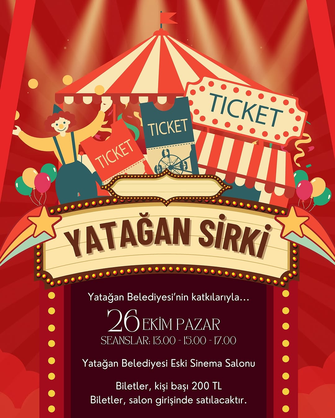 Yatağan'da Uluslararası Troya Sirki Gösterisi: Renkli ve Heyecan Dolu Bir Gün