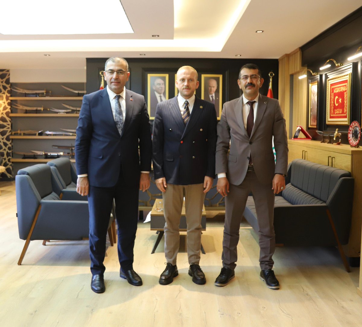 MHP Muğla İl Başkanı Burak Demirel, Türk Yerel Hizmet Sen Yöneticilerini Ağırladı