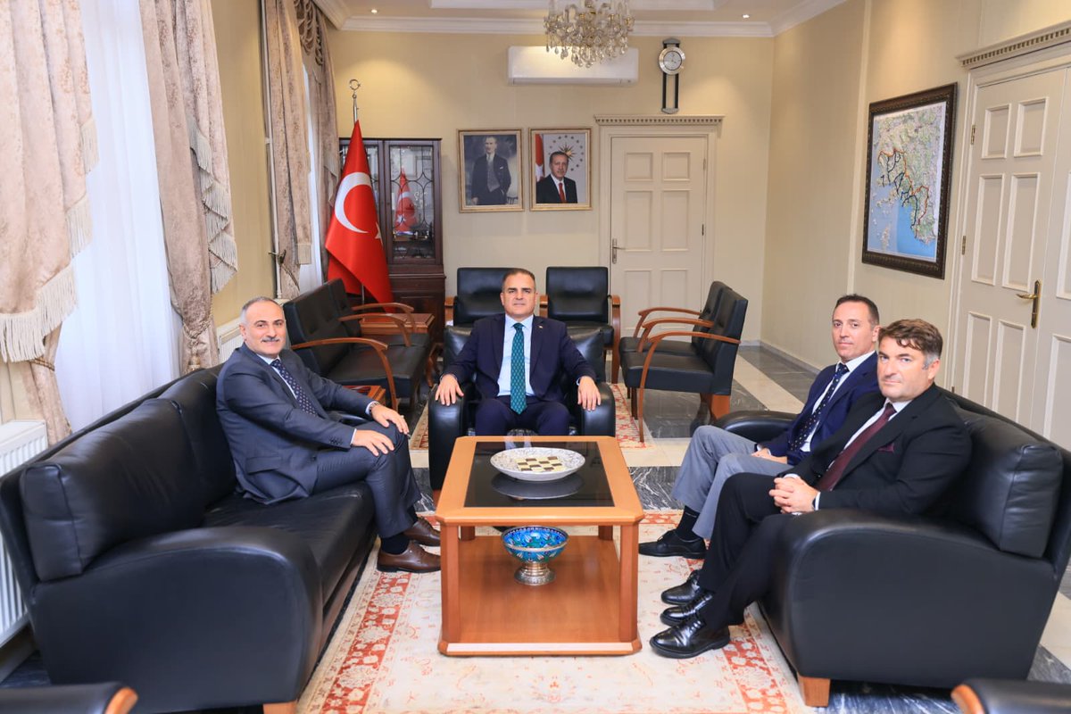 Muğla Valisi Akbıyık, Denizcilik Genel Müdürü ve Liman Başkanlarını Ağırladı