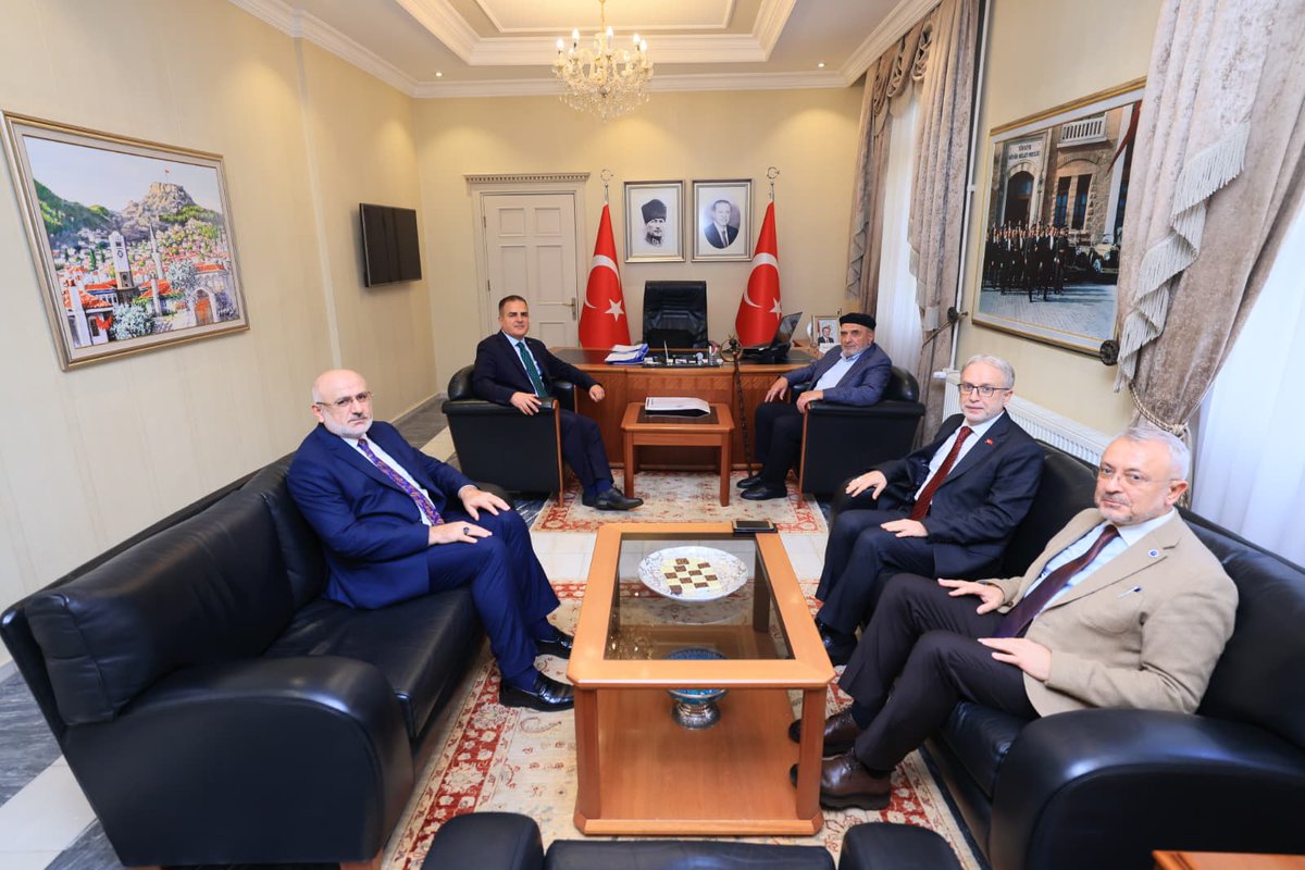 Diyanet İşleri Başkan Yardımcısı Muğla Valisi'ni Ziyaret Etti