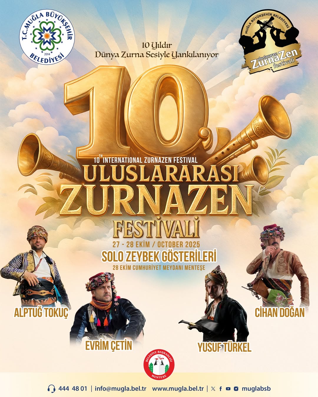 Uluslararası Zurnazen Festivali Muğla'da 10. Yılında Müzikseverlerle Buluşuyor