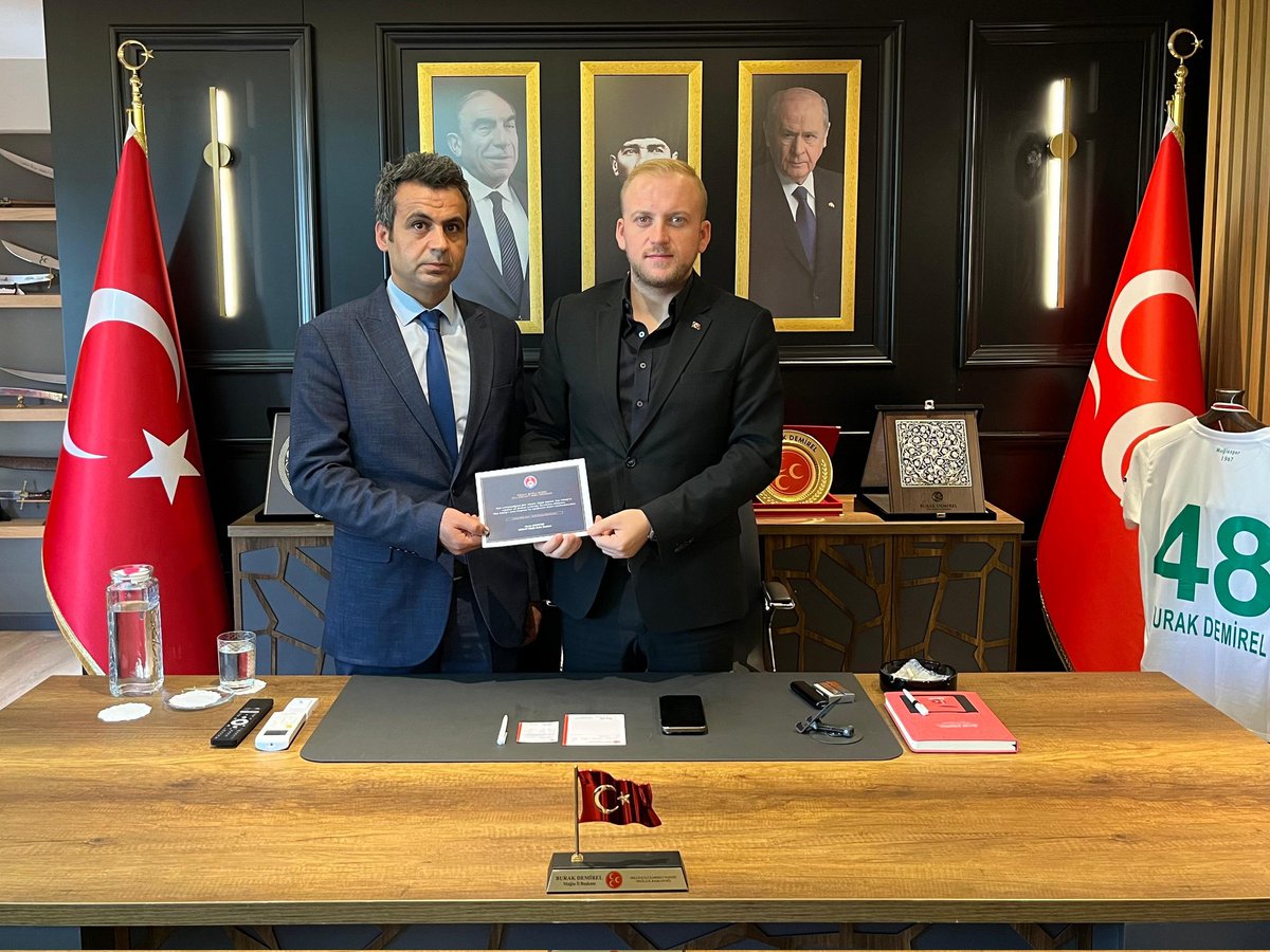 MHP Muğla İl Başkanı Burak Demirel, TÜRKAV Heyetini Kabul Etti