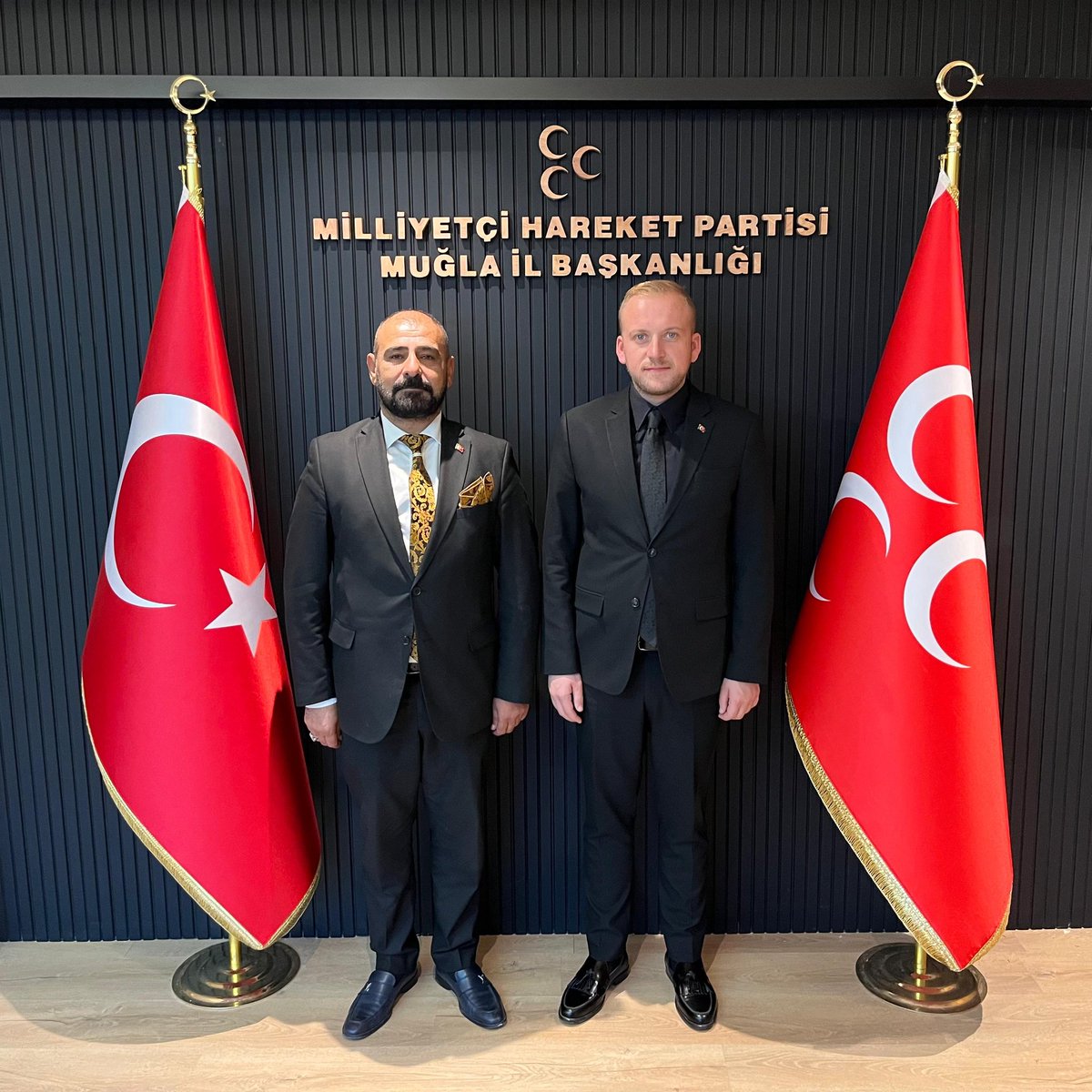 MHP Muğla İl Başkanı Burak Demirel, Gazeteci Yazar Celal Göger Tarafından Ziyaret Edildi