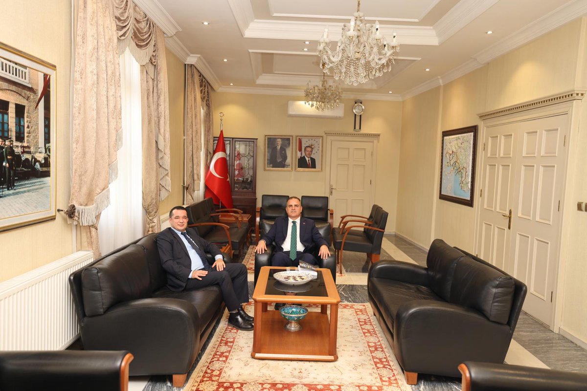 Muğla İdare Mahkemesi Başkanı Vali Akbıyık'ı Ziyaret Etti