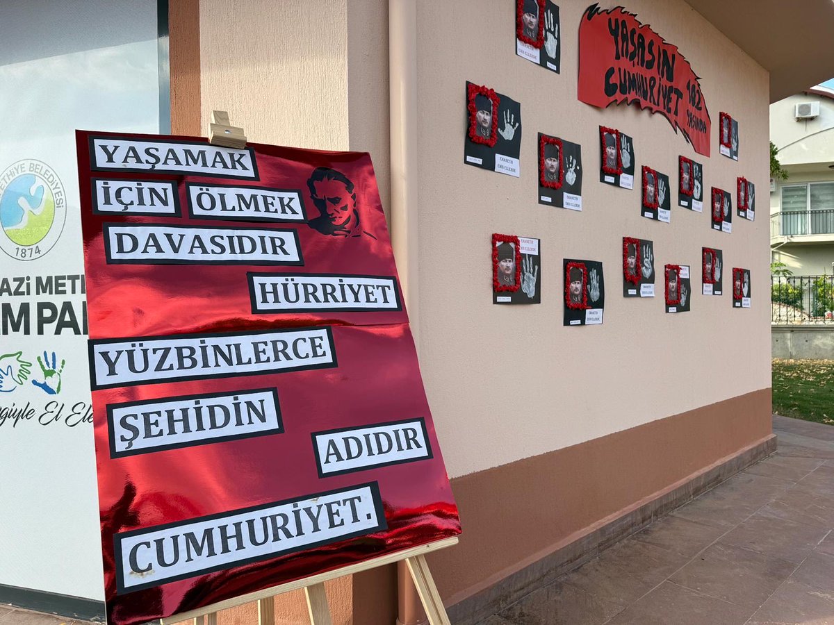 Fethiye'de Cumhuriyet Coşkusu Otizm Parkı'nda Yaşandı