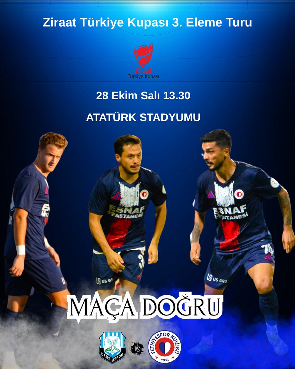 Fethiyespor, Ziraat Türkiye Kupası'nda Dersimspor'la Karşılaşacak