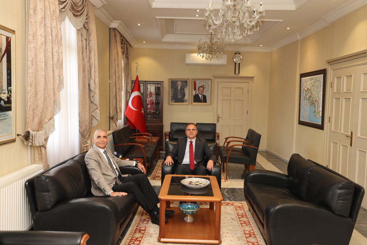 Muğla Valisi Akbıyık, Yargıtay Daire Başkanı Güney'i Makamında Ağırladı