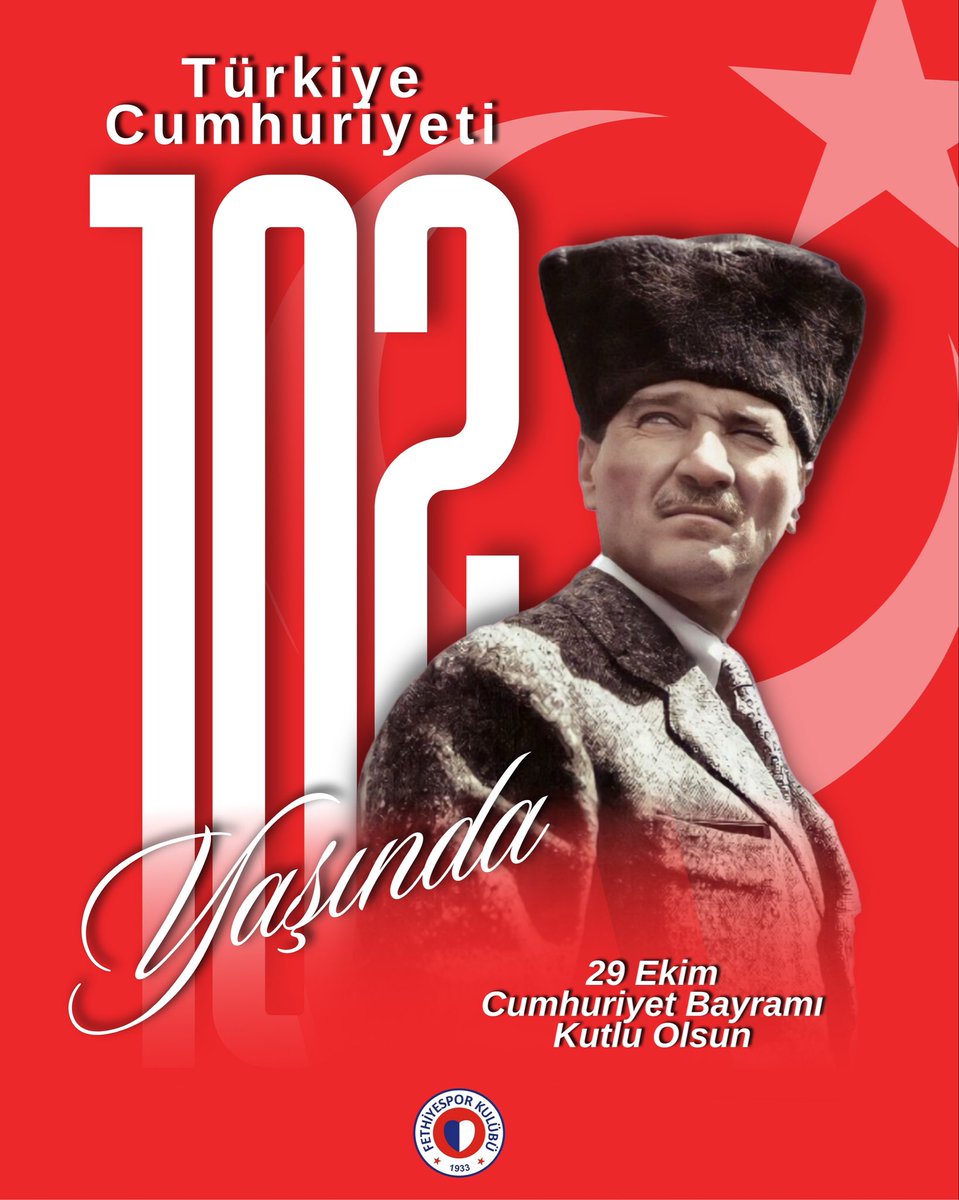 Fethiye Spor'dan 29 Ekim Cumhuriyet Bayramı Mesajı