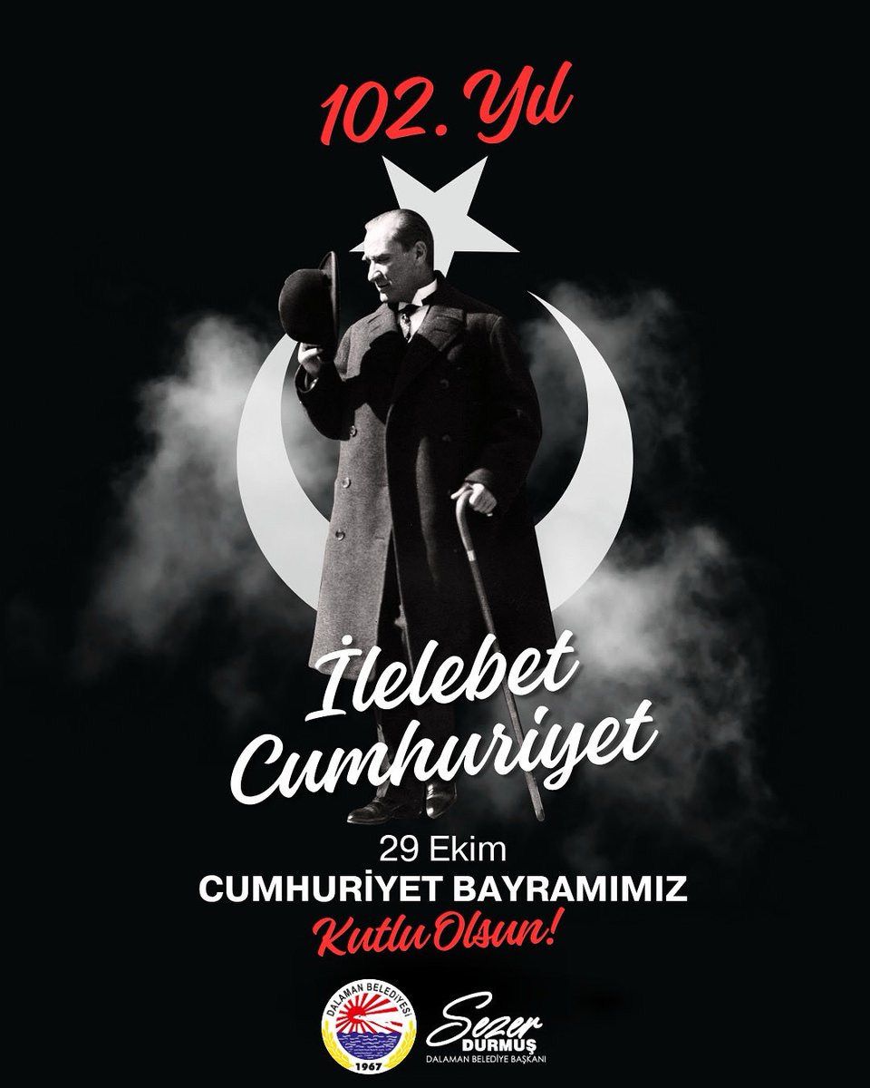 Dalaman'da Cumhuriyet'in 102. Yılı Coşkuyla Kutlandı