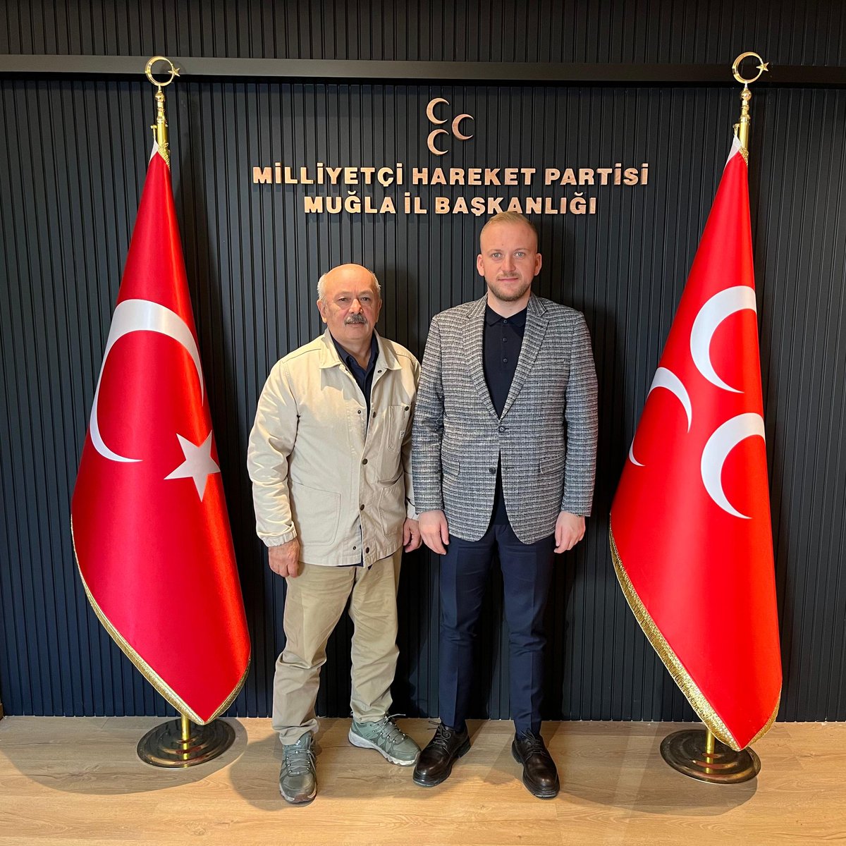 Fahrettin Daşdandır, MHP Muğla İl Başkanı Burak Demirel'i Ziyaret Etti