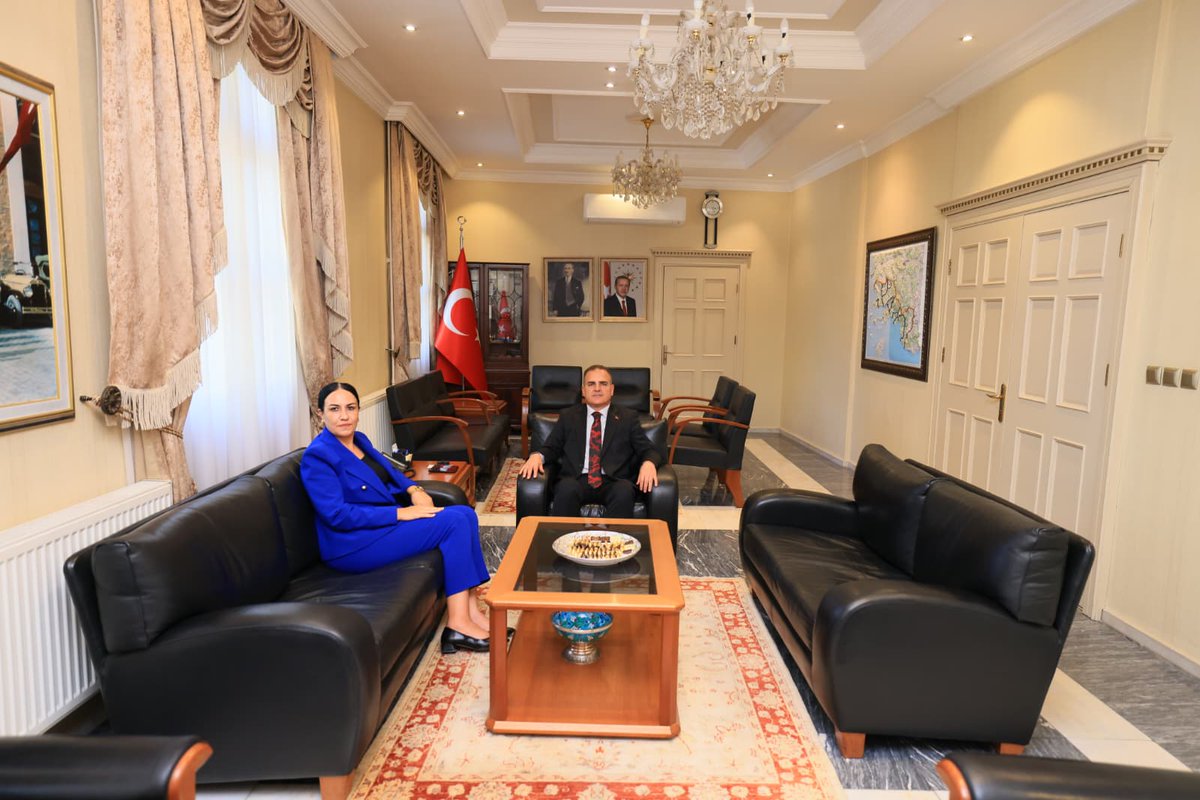 Seydikemer Cumhuriyet Başsavcısı Muğla Valisi Akbıyık'ı Ziyaret Etti