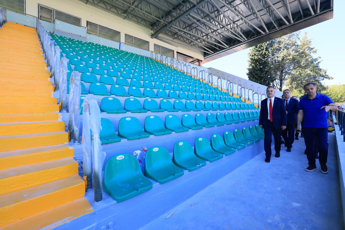 Muğla Atatürk Stadyumu'nun Batı Tribünü Hizmete Açıldı